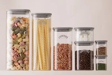 Garrafa de sumo e molho Kilner - Claro-aço inoxidável, 1 L - Kilner