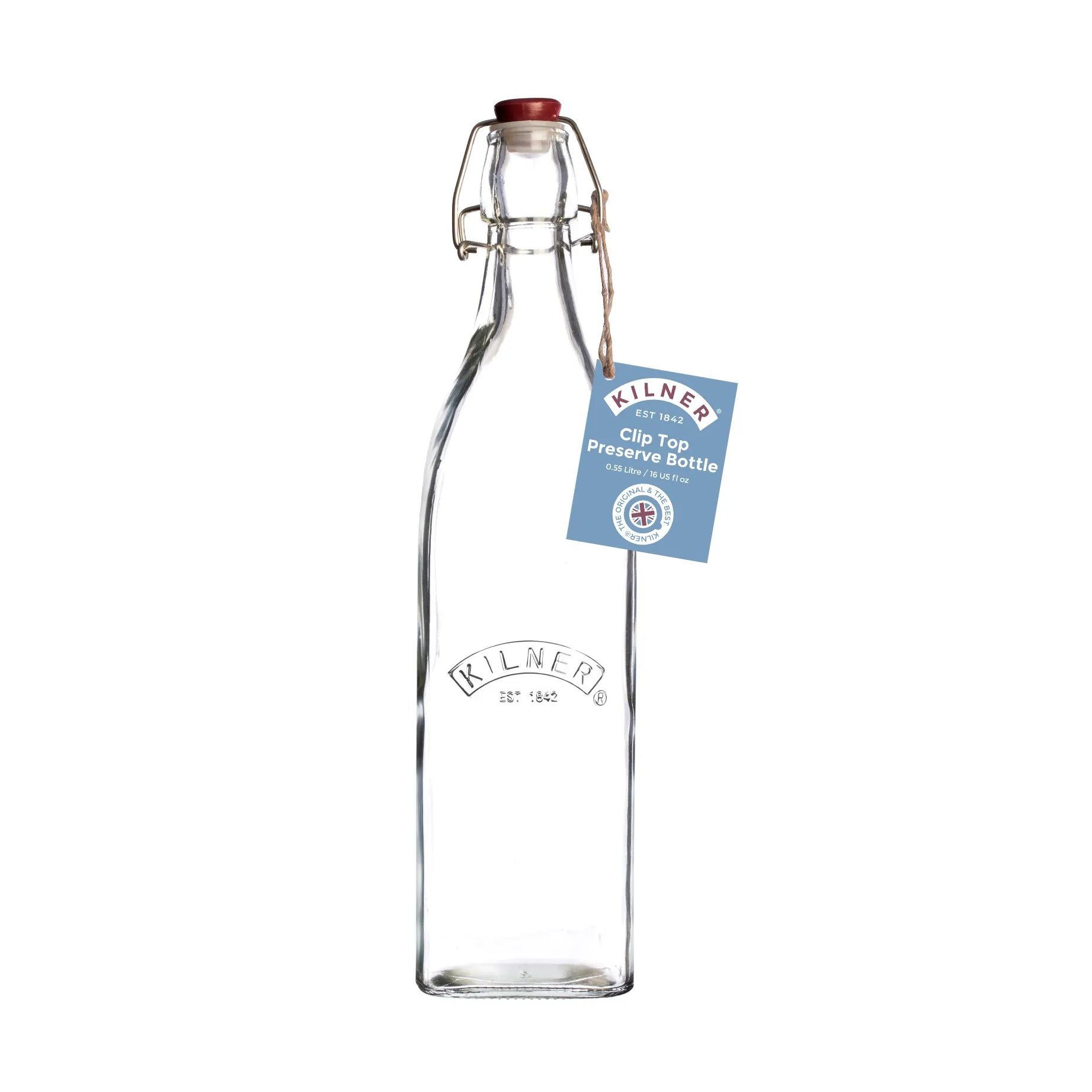 Garrafa Kilner com fecho de arame, Transparente, 0,55 L Kilner