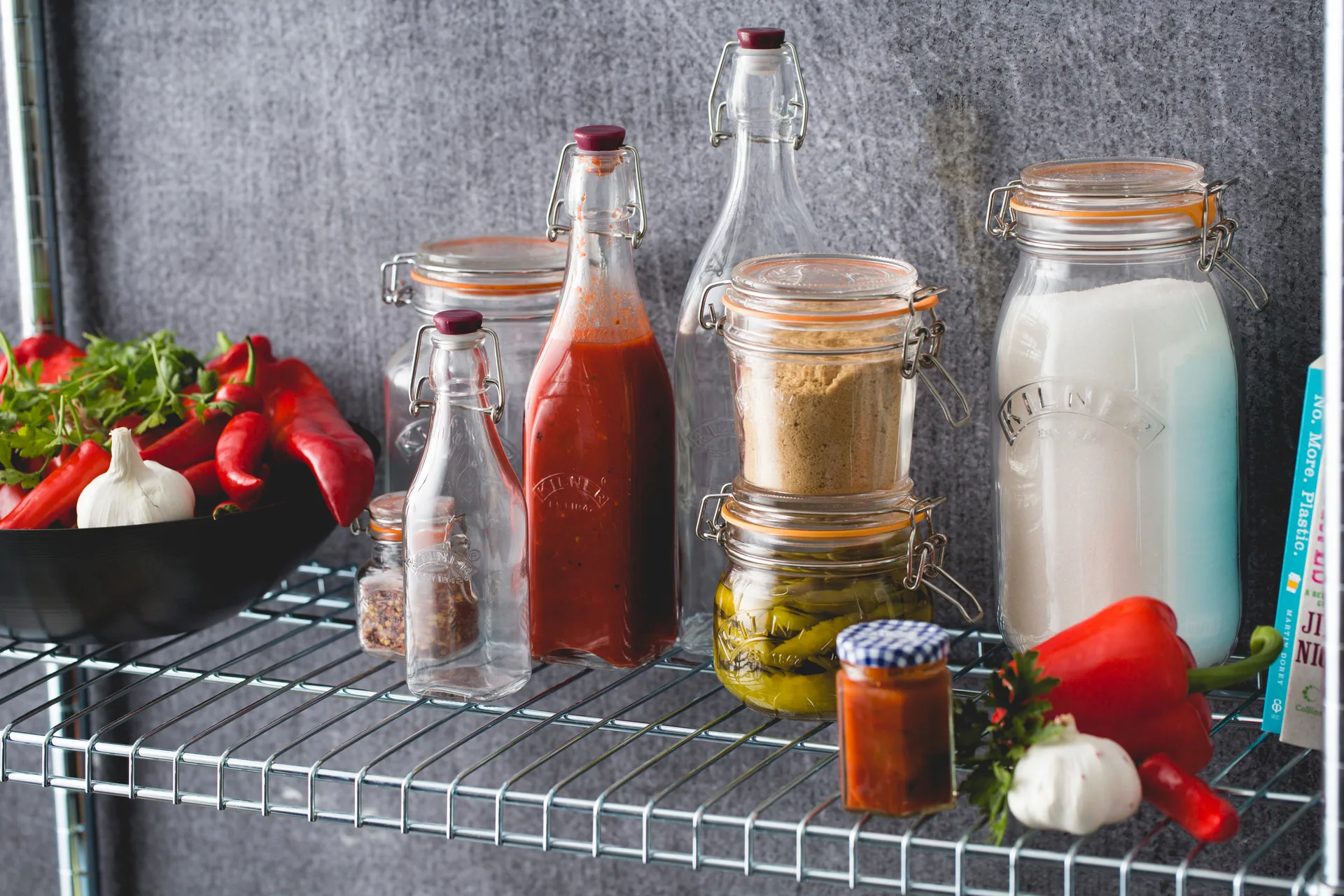 Garrafa Kilner com fecho de arame, Transparente, 0,55 L Kilner