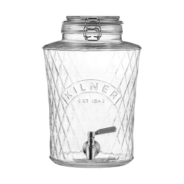 Kilner DIAMANT dispensador de bebidas com torneira - Transparente, 5 L - Kilner