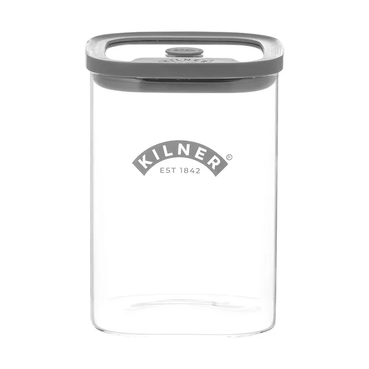 Kilner FRESH frasco de armazenamento - Transparente-cinzento, 1 L - Kilner