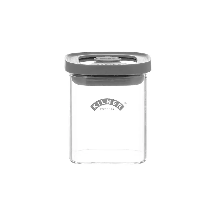 Kilner FRESH frasco de especiarias quadrado, Transparente-cinza, 160 ml Kilner
