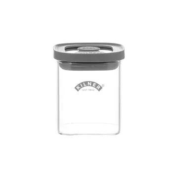 Kilner FRESH frasco de especiarias quadrado - Transparente-cinza, 160 ml - Kilner