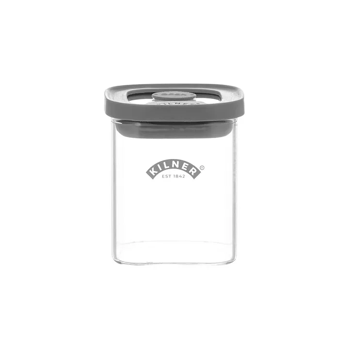 Kilner FRESH frasco de especiarias quadrado - Transparente-cinza, 160 ml - Kilner