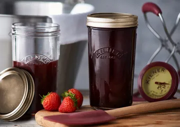 Kilner WIDE frasco de conserva - Transparente-dourado, 0,5 L - Kilner