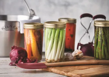 Kilner WIDE frasco de conserva - Transparente-dourado, 0,5 L - Kilner