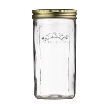 Kilner WIDE frasco de conserva - Transparente-dourado, 1 L - Kilner
