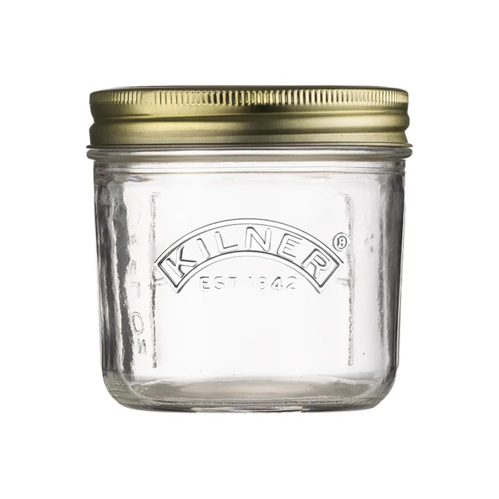 Kilner WIDE frasco de conserva - Transparente-dourado, 200 ml - Kilner