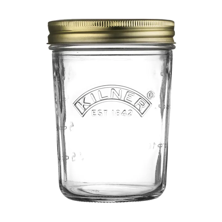 Kilner WIDE frasco de conserva - Transparente-dourado, 350 ml - Kilner