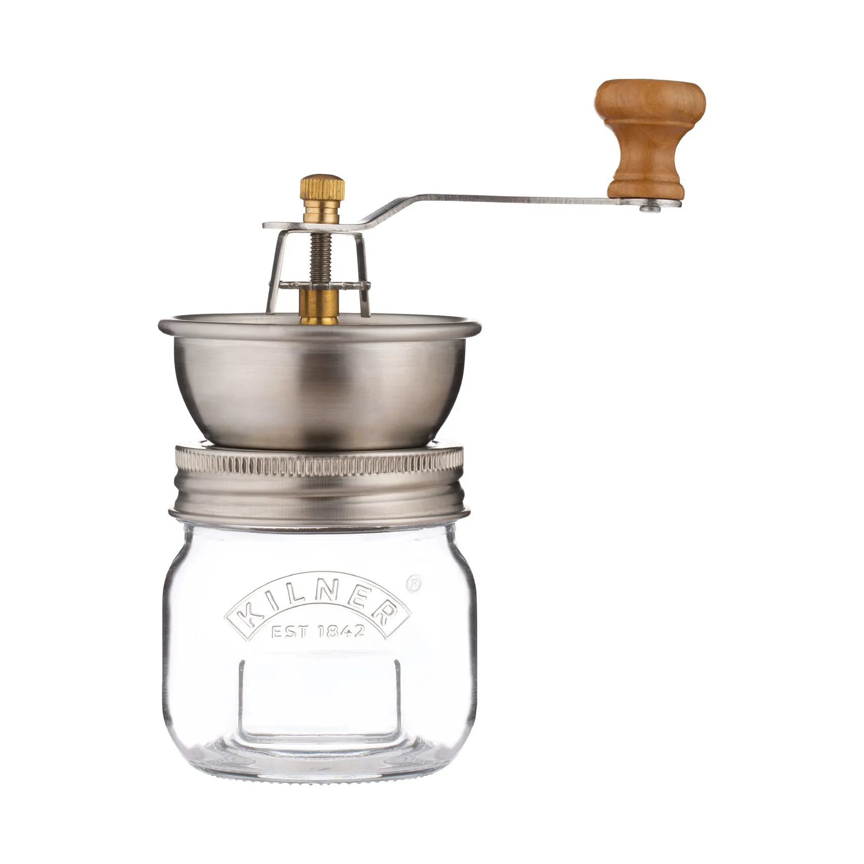 Moinho de especiarias Kilner, Transparente-aço inoxidável, 250 ml Kilner