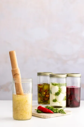 Pilão de fermentação Kilner - Madeira clara - Kilner