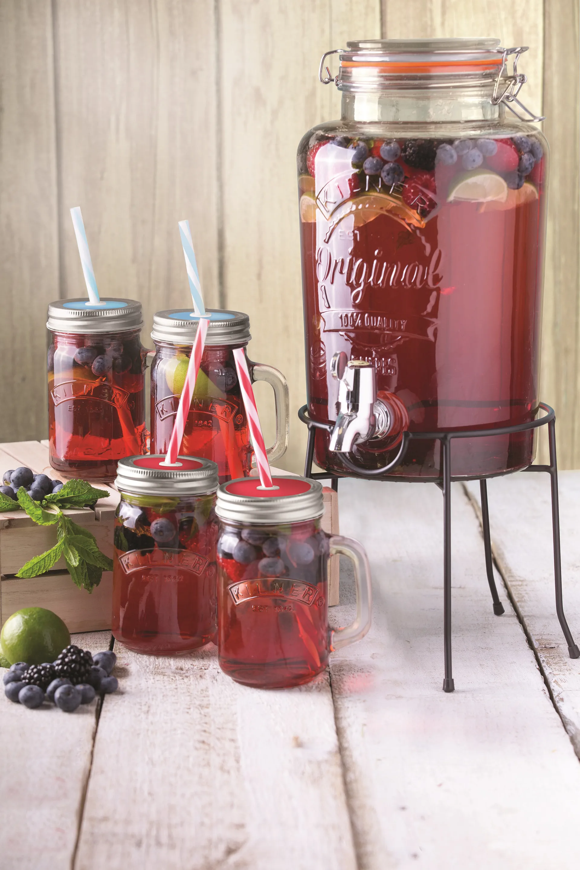 Suporte Kilner para dispensador de bebidas, Preto Kilner