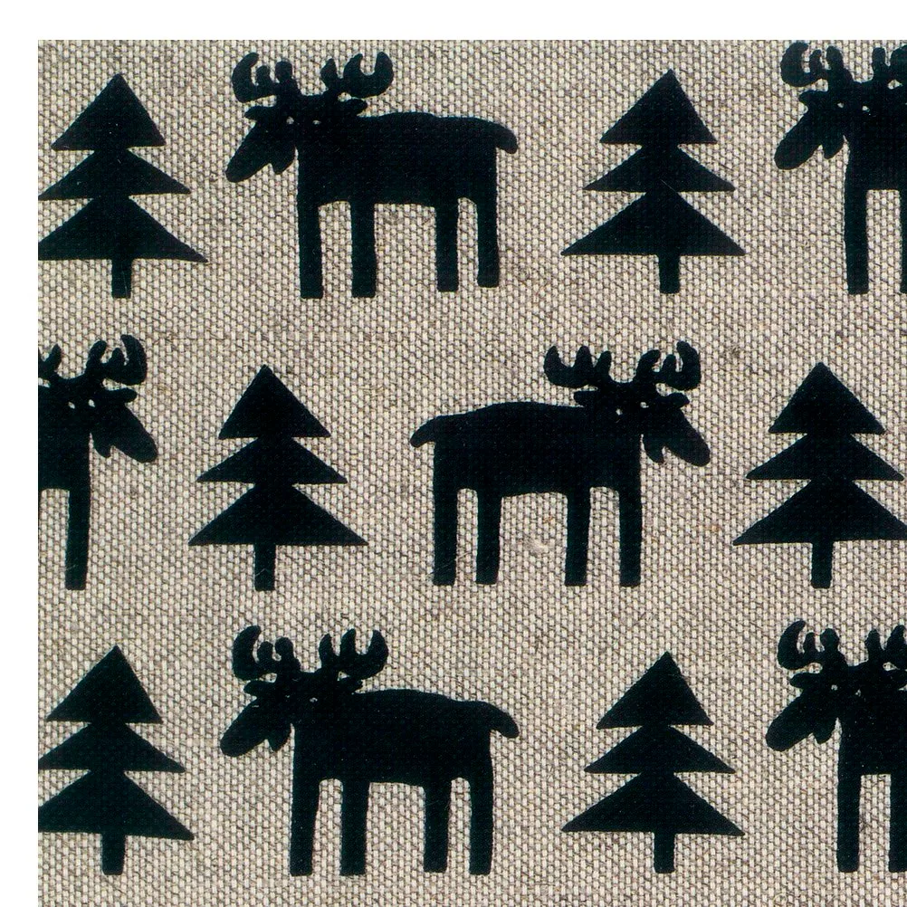 Individual de mesa Alce, bege-preto Klippan Yllefabrik