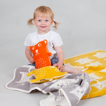 Manta chenille Little me - cinza - Klippan Yllefabrik