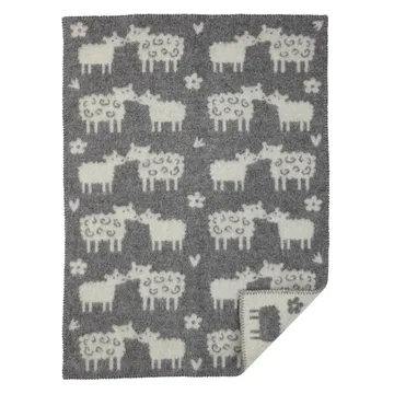 Manta de criança Bää - cinza - Klippan Yllefabrik