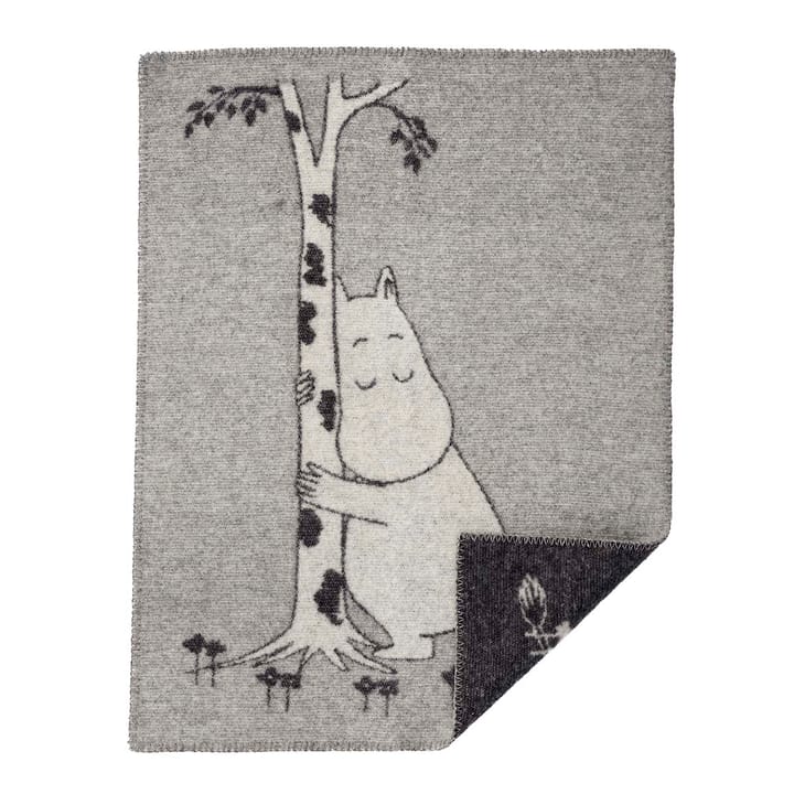 Manta de criança Moomin Tree Hug  - cinza - Klippan Yllefabrik