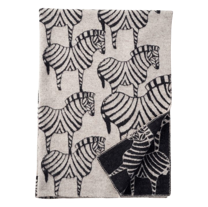 Manta de lã Zebra - natural beige - Klippan Yllefabrik