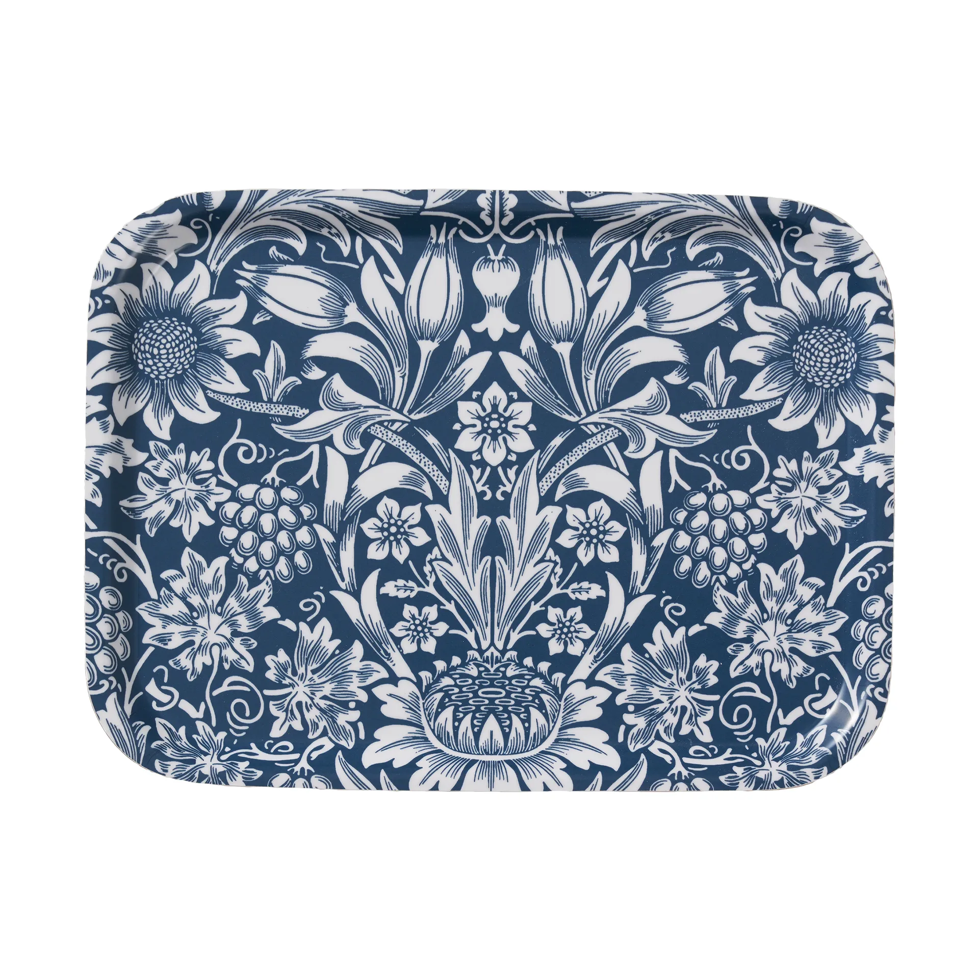 Sunflower bandeja 20x27 cm, Denim escuro Klippan Yllefabrik