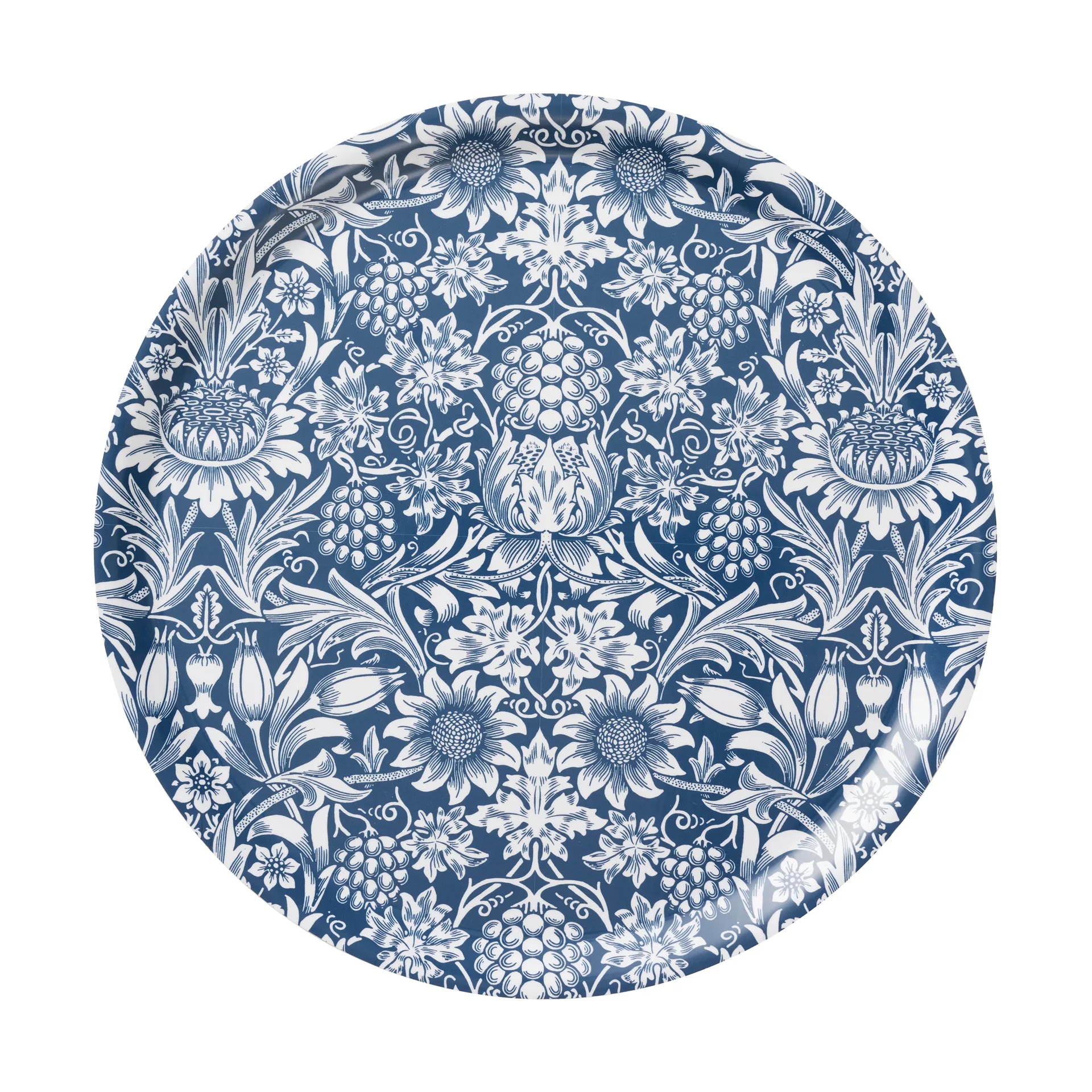 Sunflower bandeja Ø38 cm, Denim escuro Klippan Yllefabrik