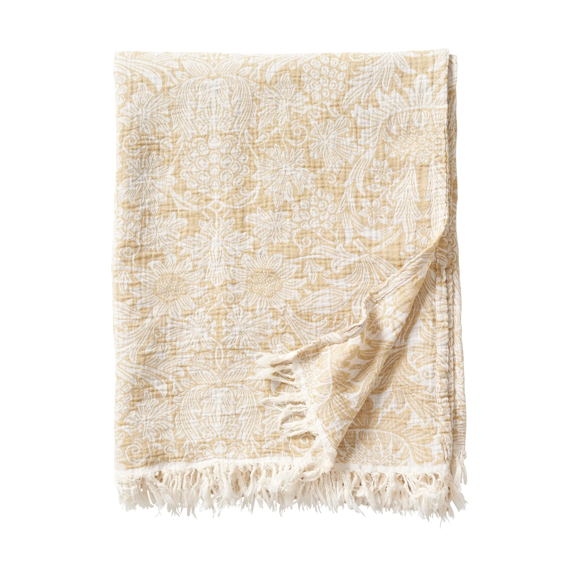 Sunflower manta 140x200 cm, Dourado Klippan Yllefabrik