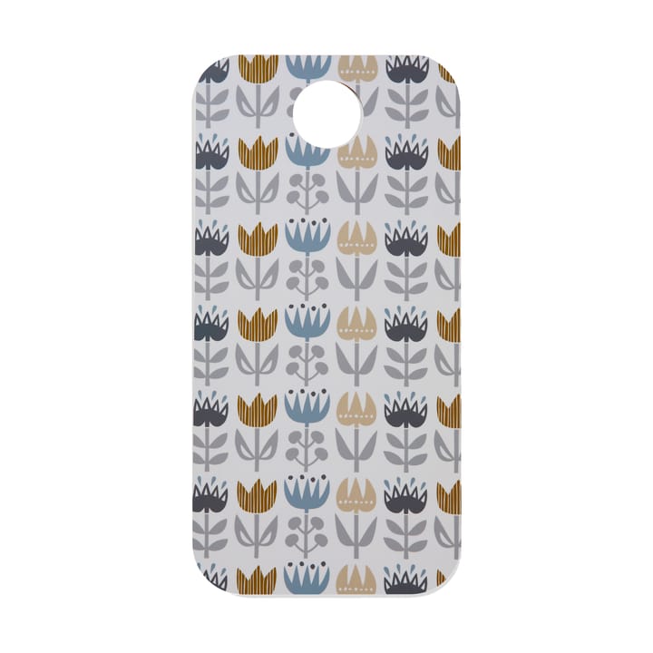 Tábua de cortar Tulip 20x40 cm - Grey-multi - Klippan Yllefabrik