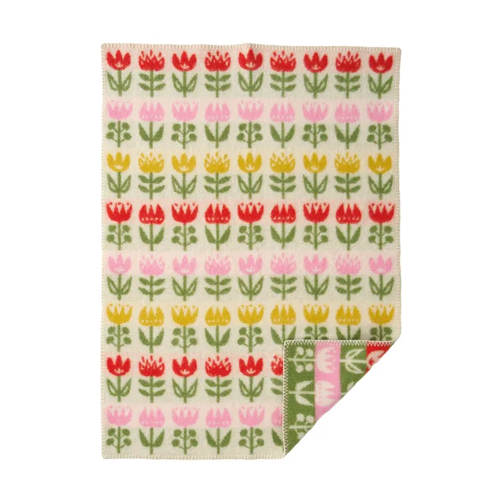 Tulip manta infantil 65x90 cm - Multicolor - Klippan Yllefabrik