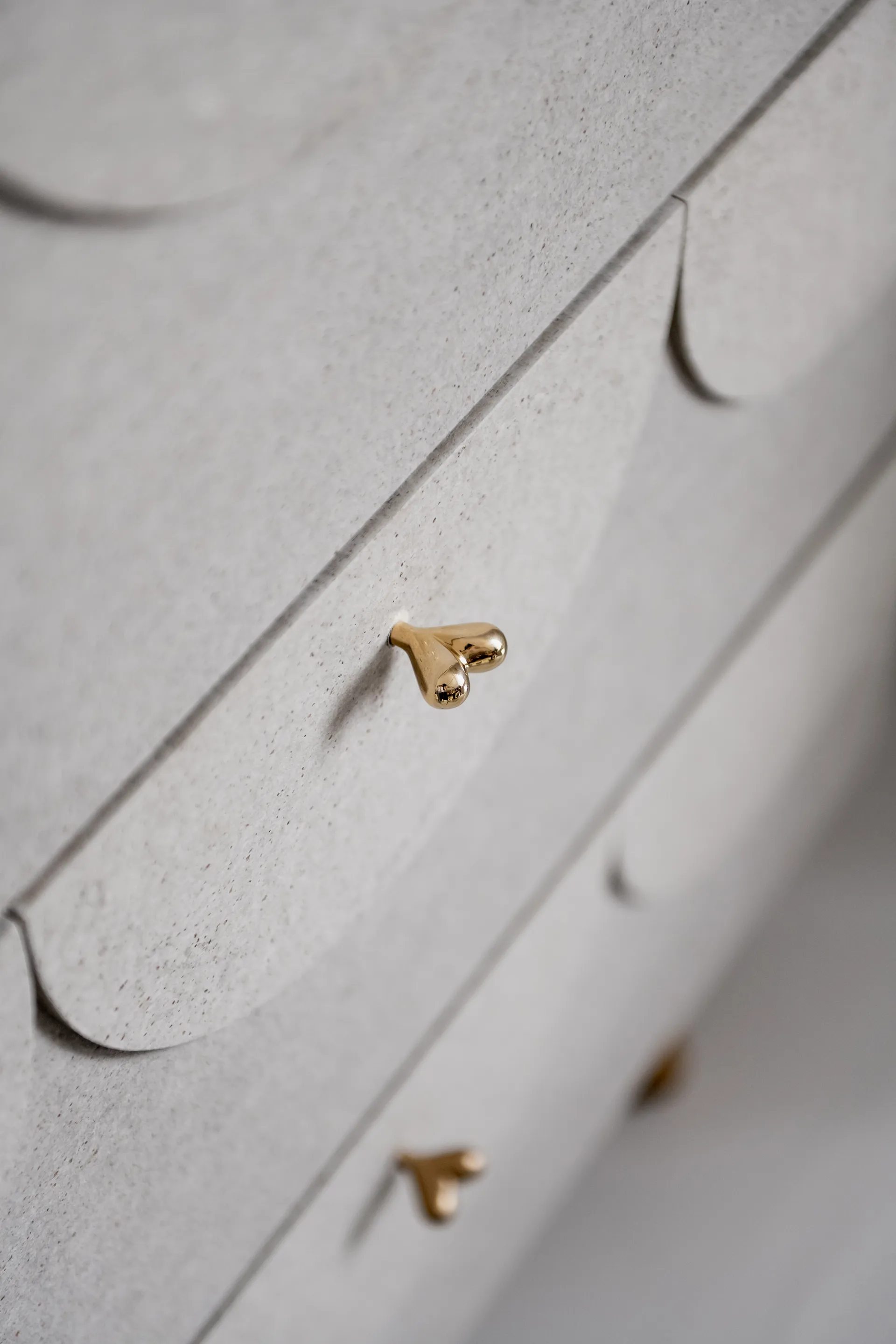  Botões Hjärta, 4 unid., Bronze KLONG