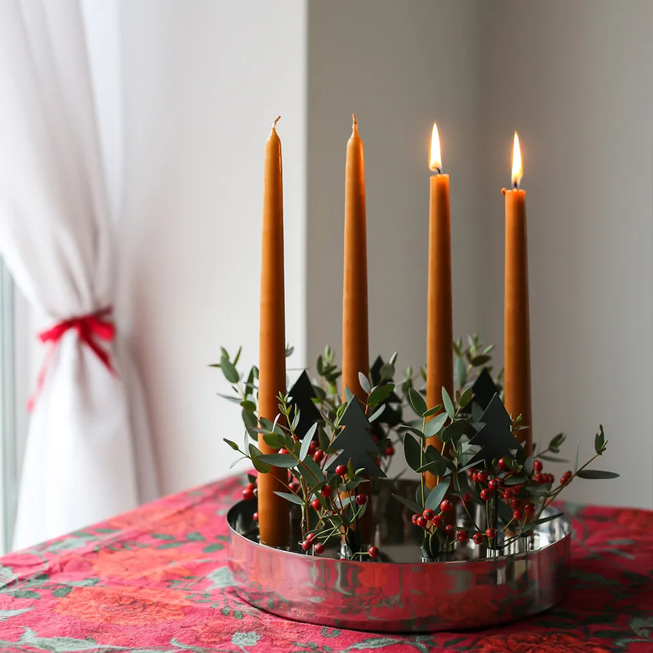 Candelabro de Advento Jubel, Silver KLONG