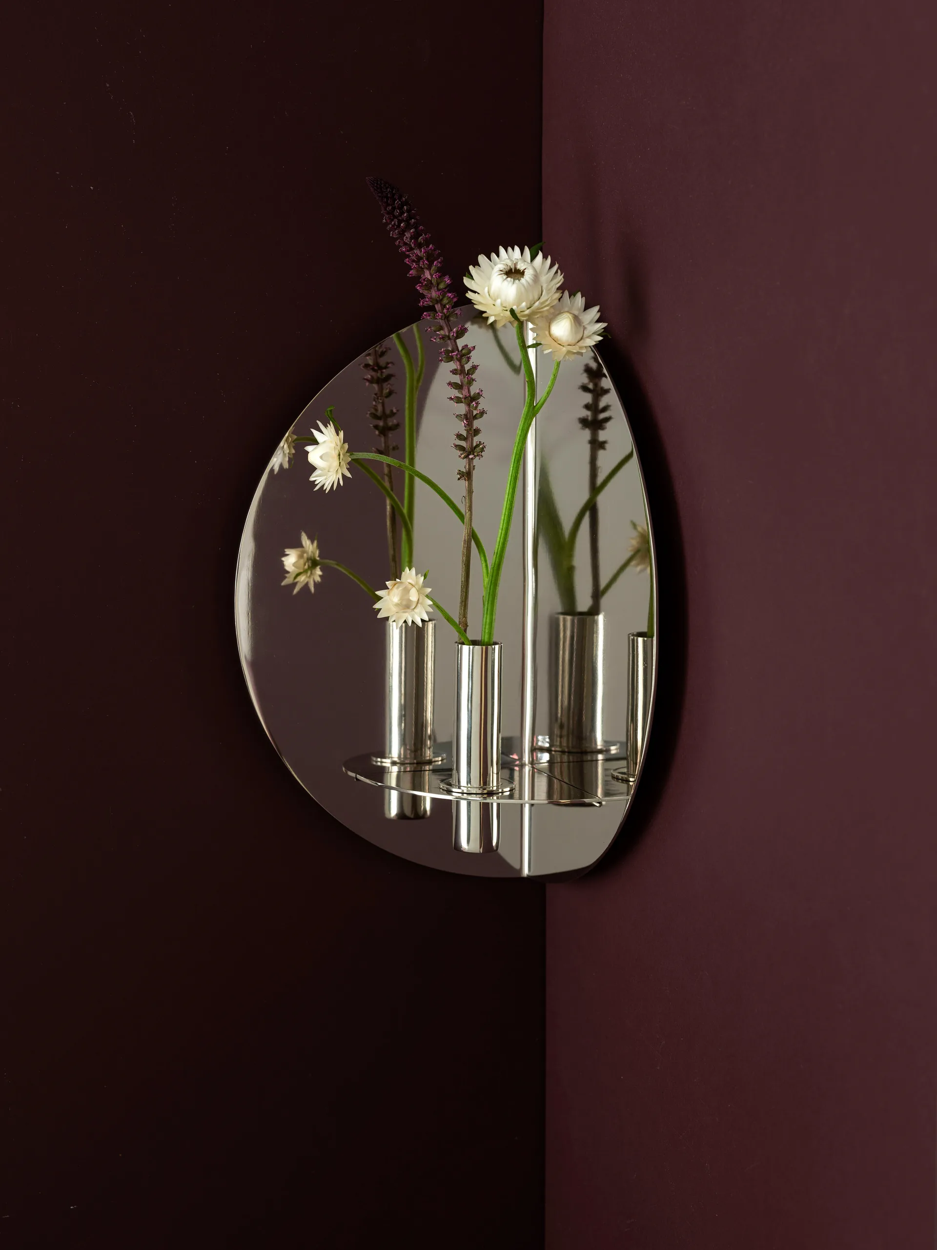 Castiçal de parede Twilight, Nickel KLONG