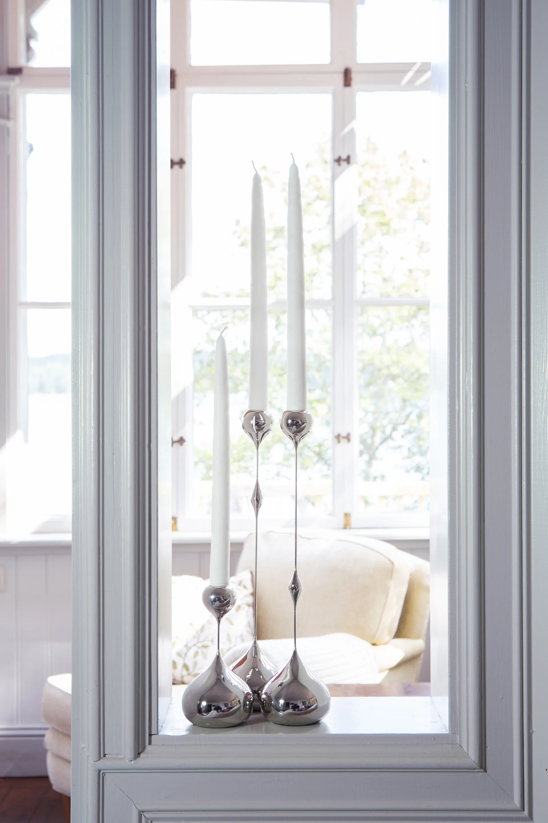 Castiçal pequeno Tender, Níquel KLONG