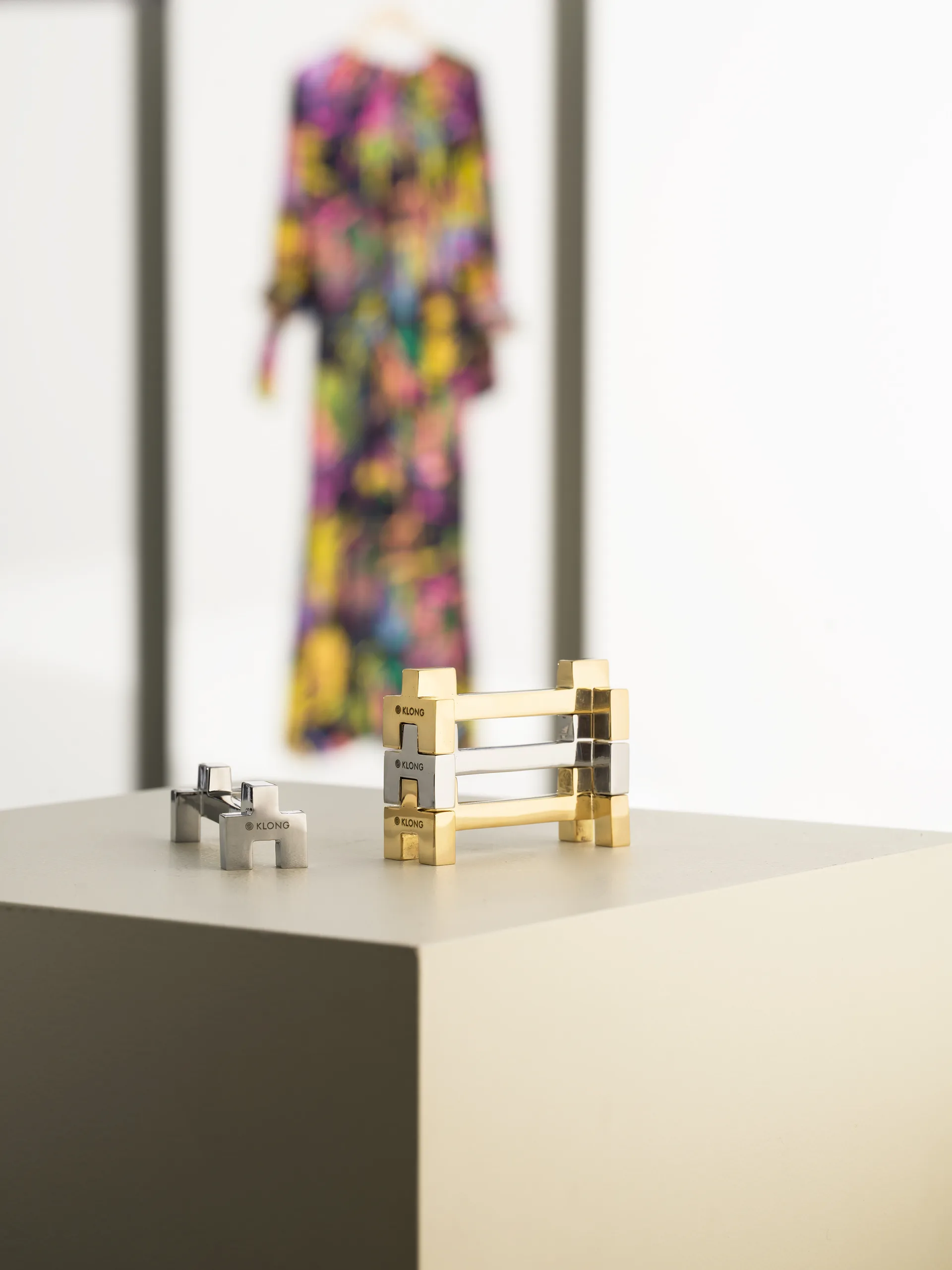 Porta talheres Signe 2 un., Nickel KLONG