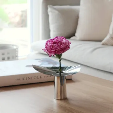 Porta-velas/ vaso Löv - Aço inoxidável. 10 cm - KLONG
