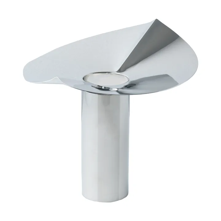 Porta-velas/ vaso Löv - Aço inoxidável, 22.5 cm - KLONG