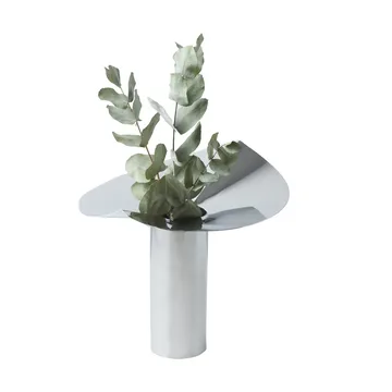Porta-velas/ vaso Löv - Aço inoxidável, 22.5 cm - KLONG