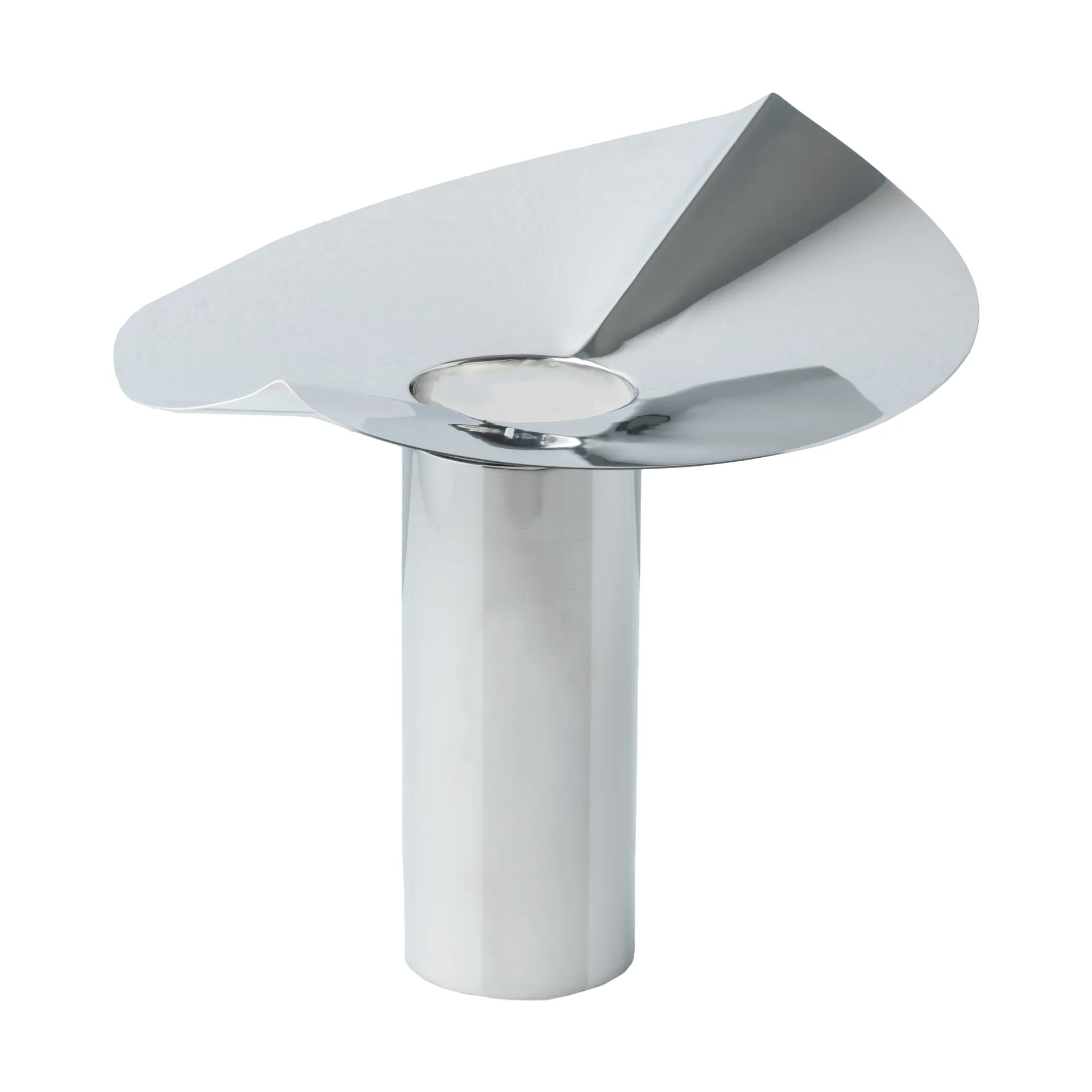 Porta-velas/ vaso Löv, Aço inoxidável KLONG