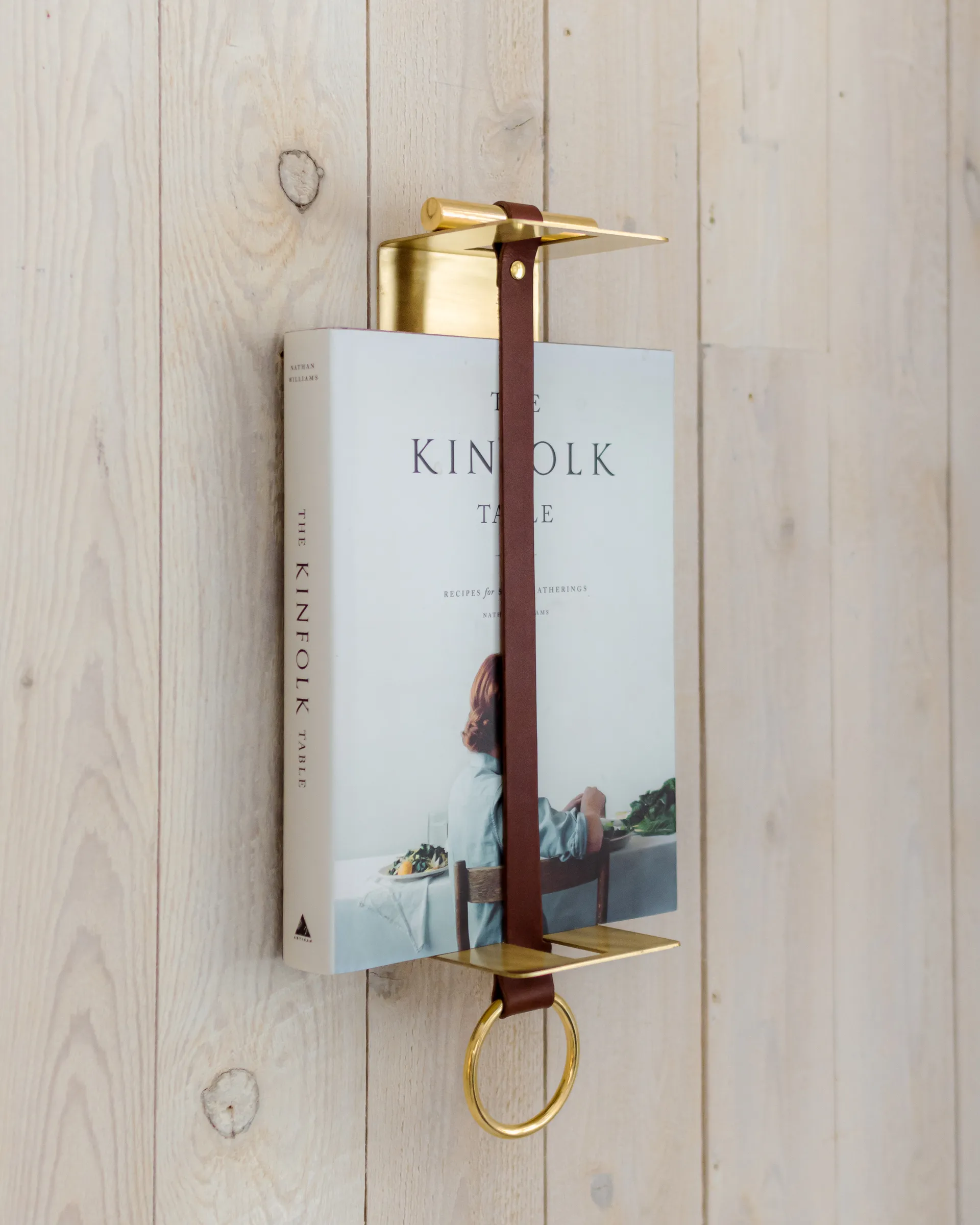 Prateleira Strapp 10x33 cm, Brass KLONG