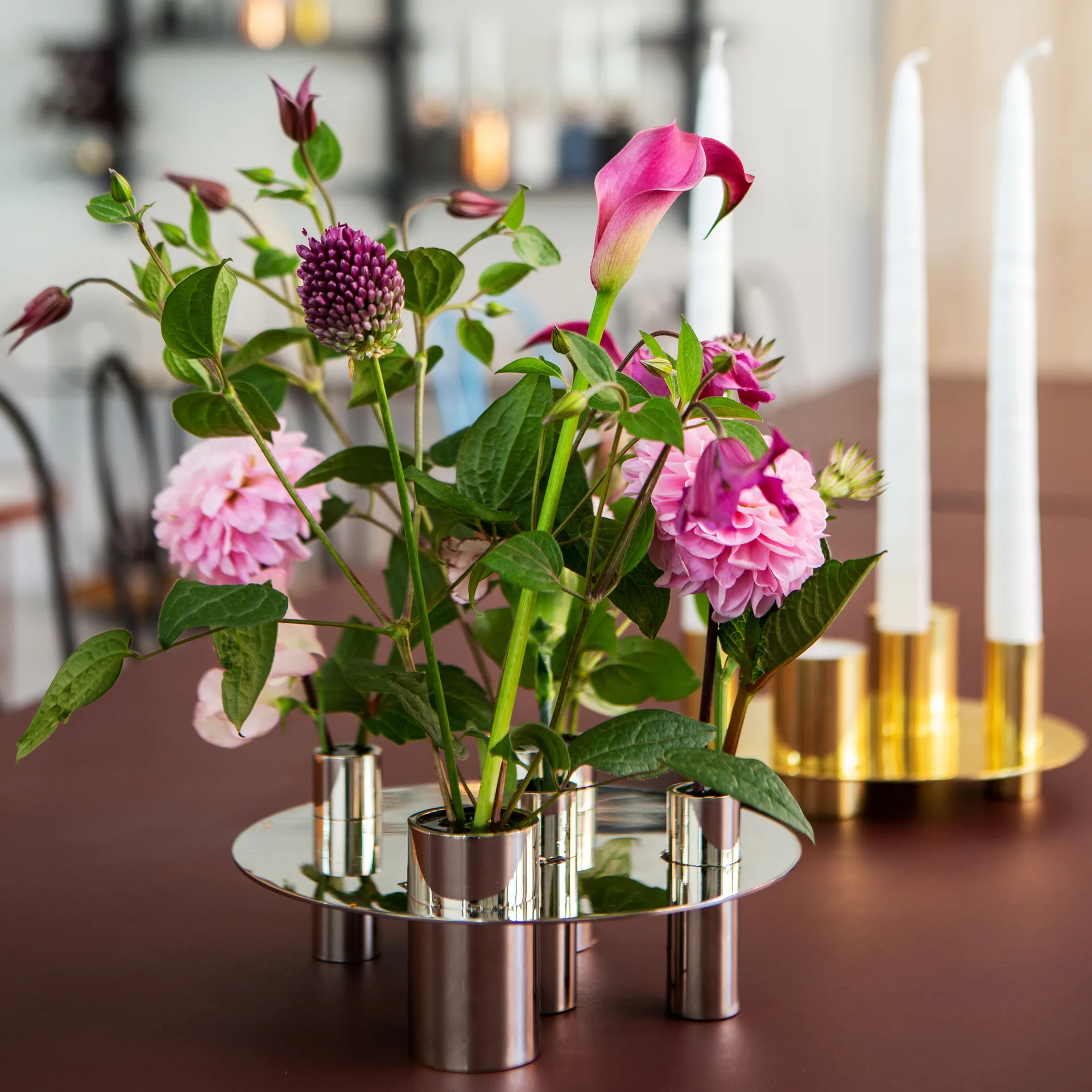 Suporte de velas Awa, Nickel KLONG