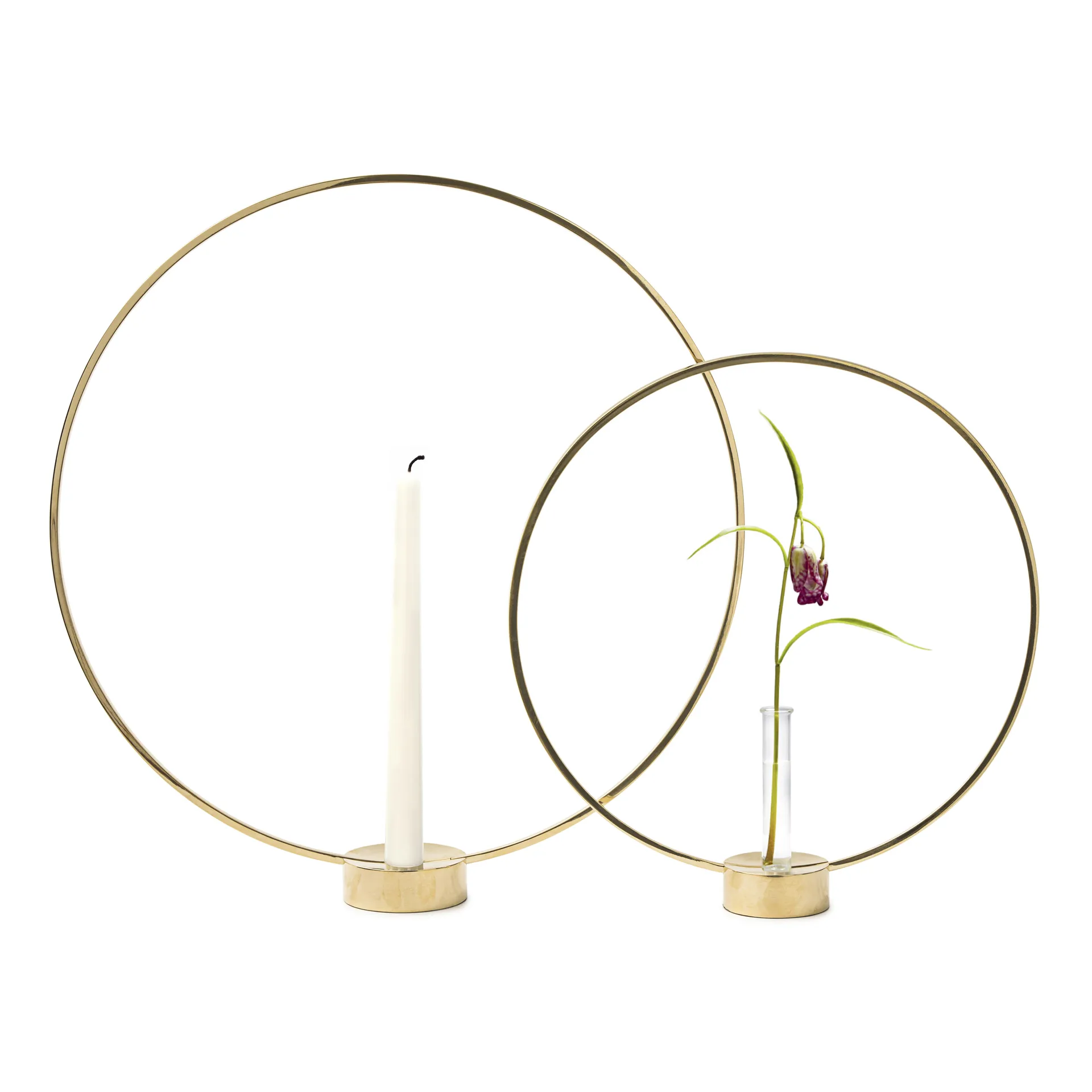 Suporte de velas Gloria, grande , latão KLONG