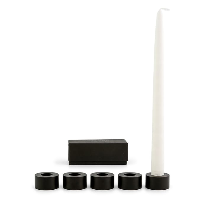 Suportes de velas Constella - preto - KLONG