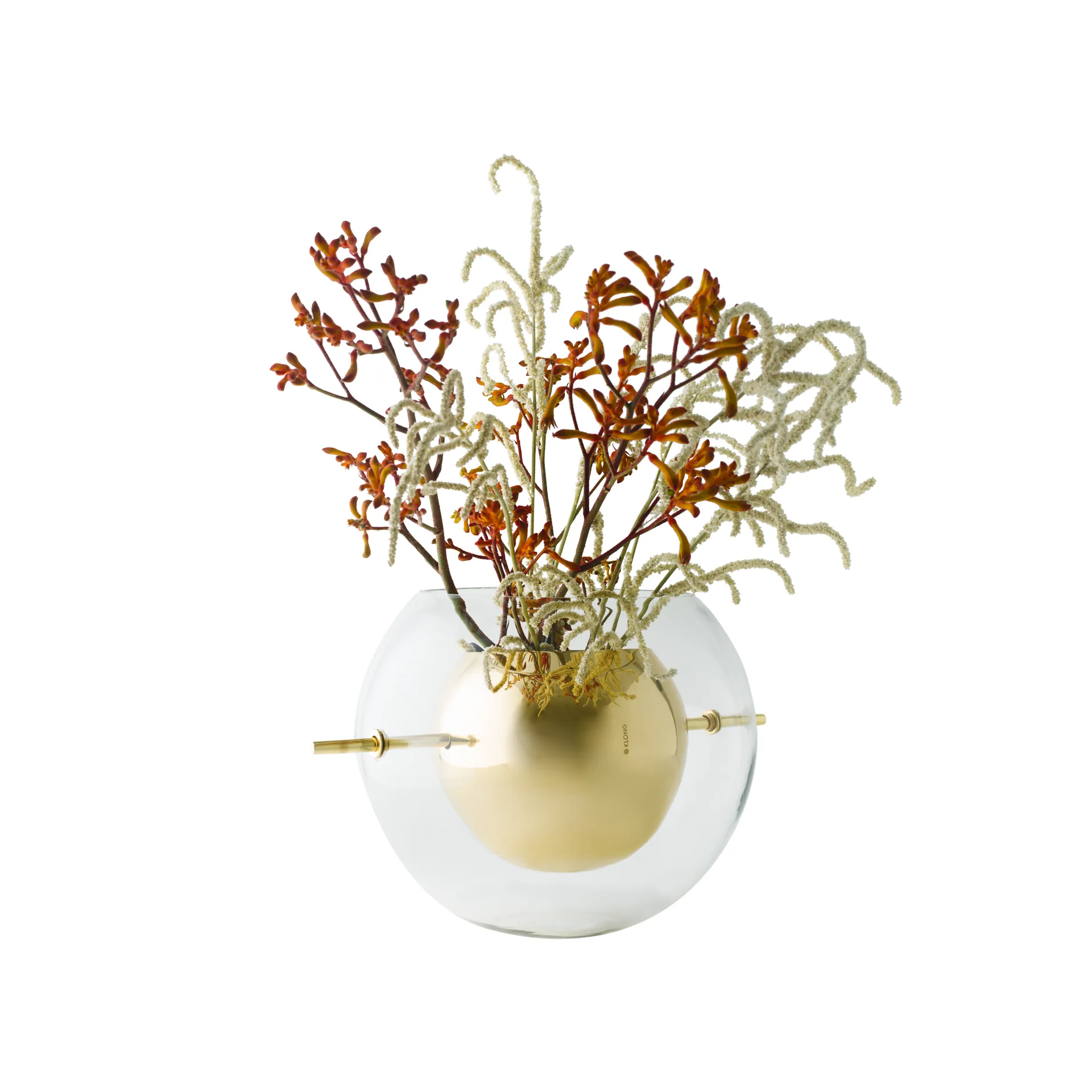 Vaso redondo Alba, Bronze KLONG