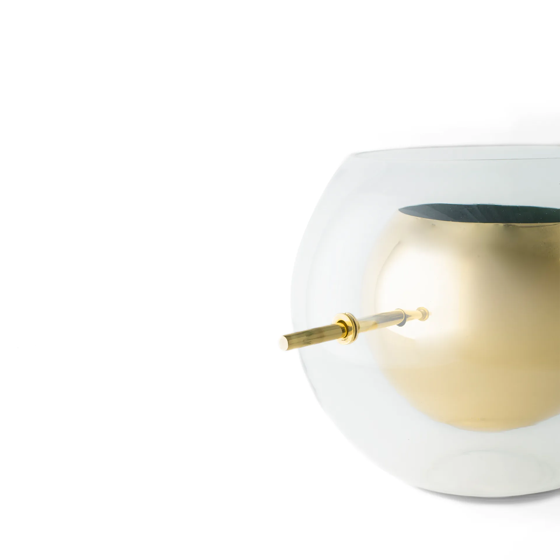 Vaso redondo Alba, Bronze KLONG