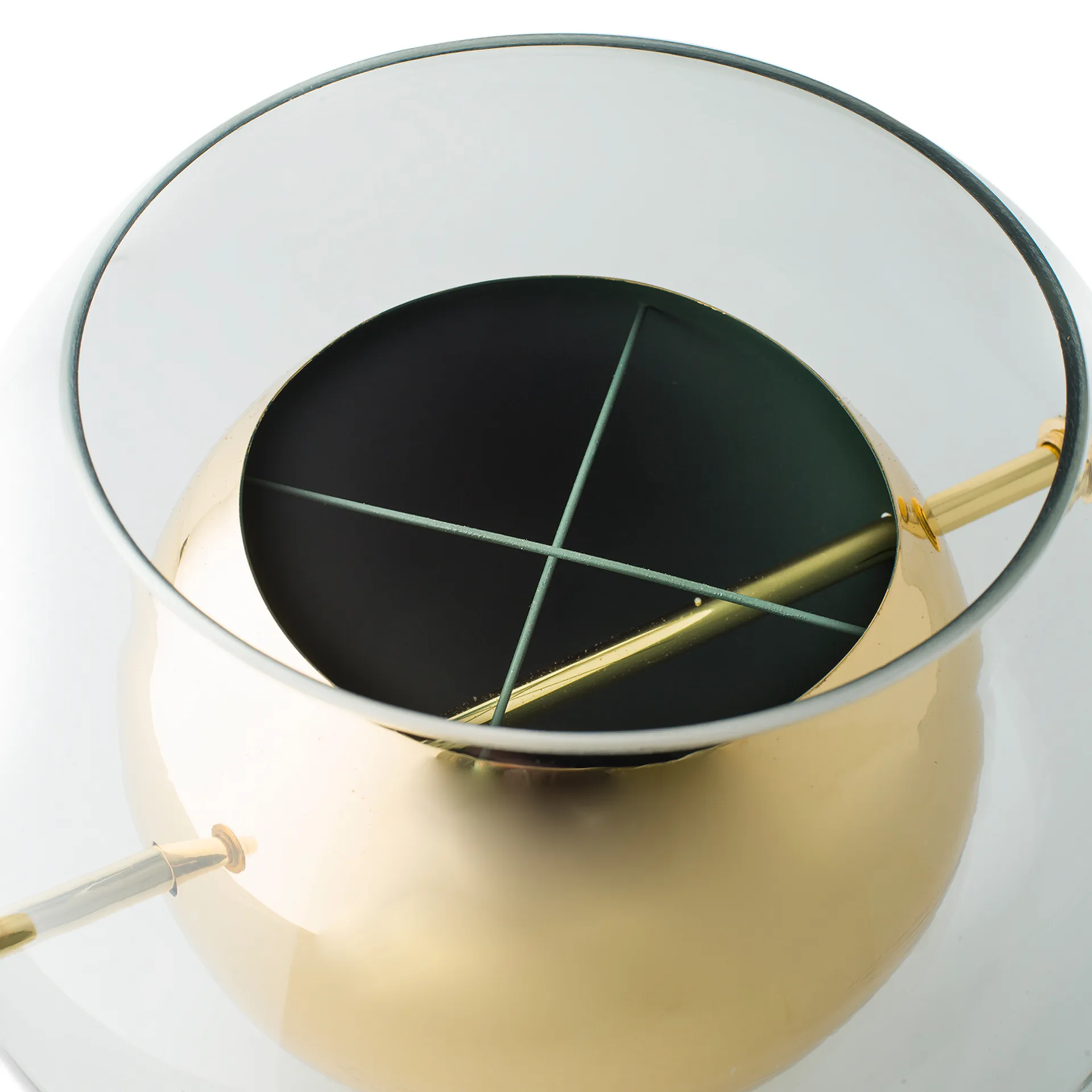 Vaso redondo Alba, Bronze KLONG