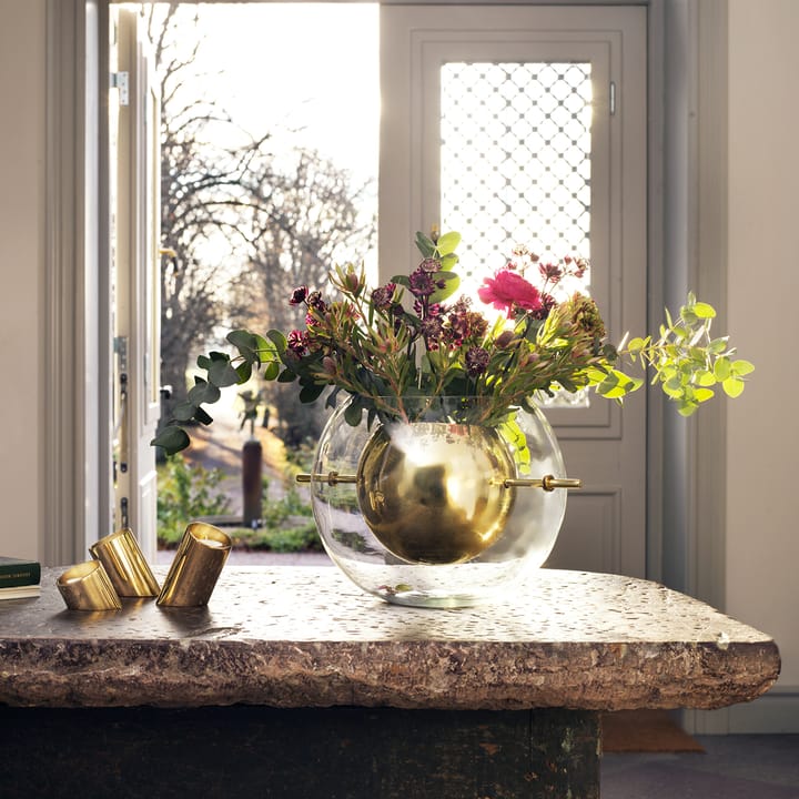 Vaso redondo Alba, Bronze KLONG