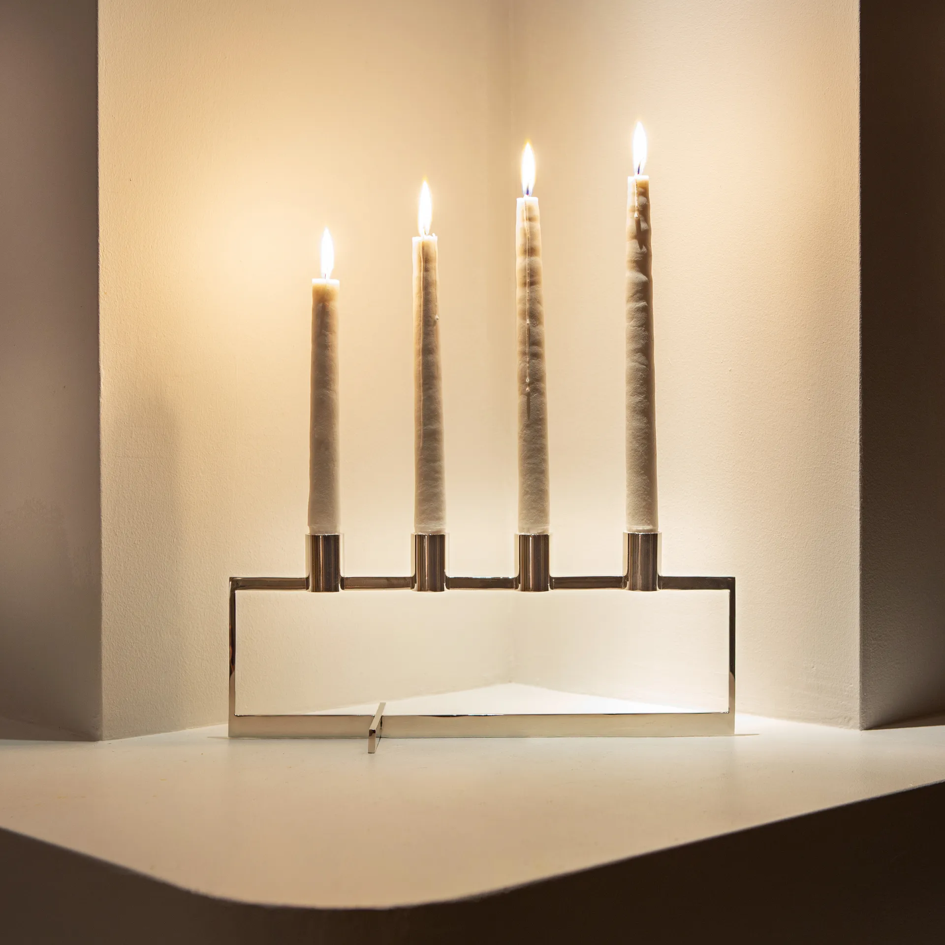 Vela do advento Anno Domini, aço inoxidável KLONG