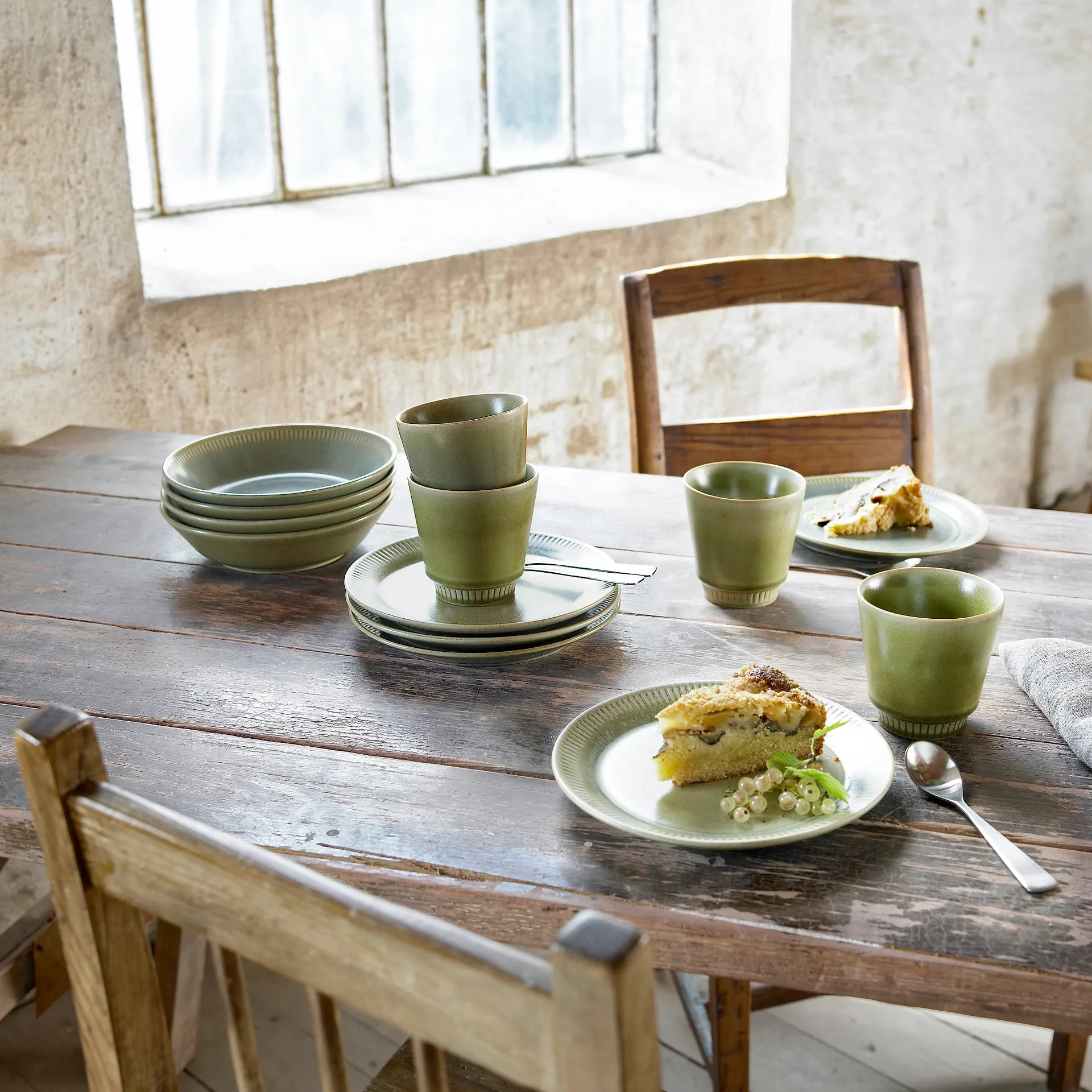 Chávena Knabstrup 28 cl, verde azeitona Knabstrup Keramik