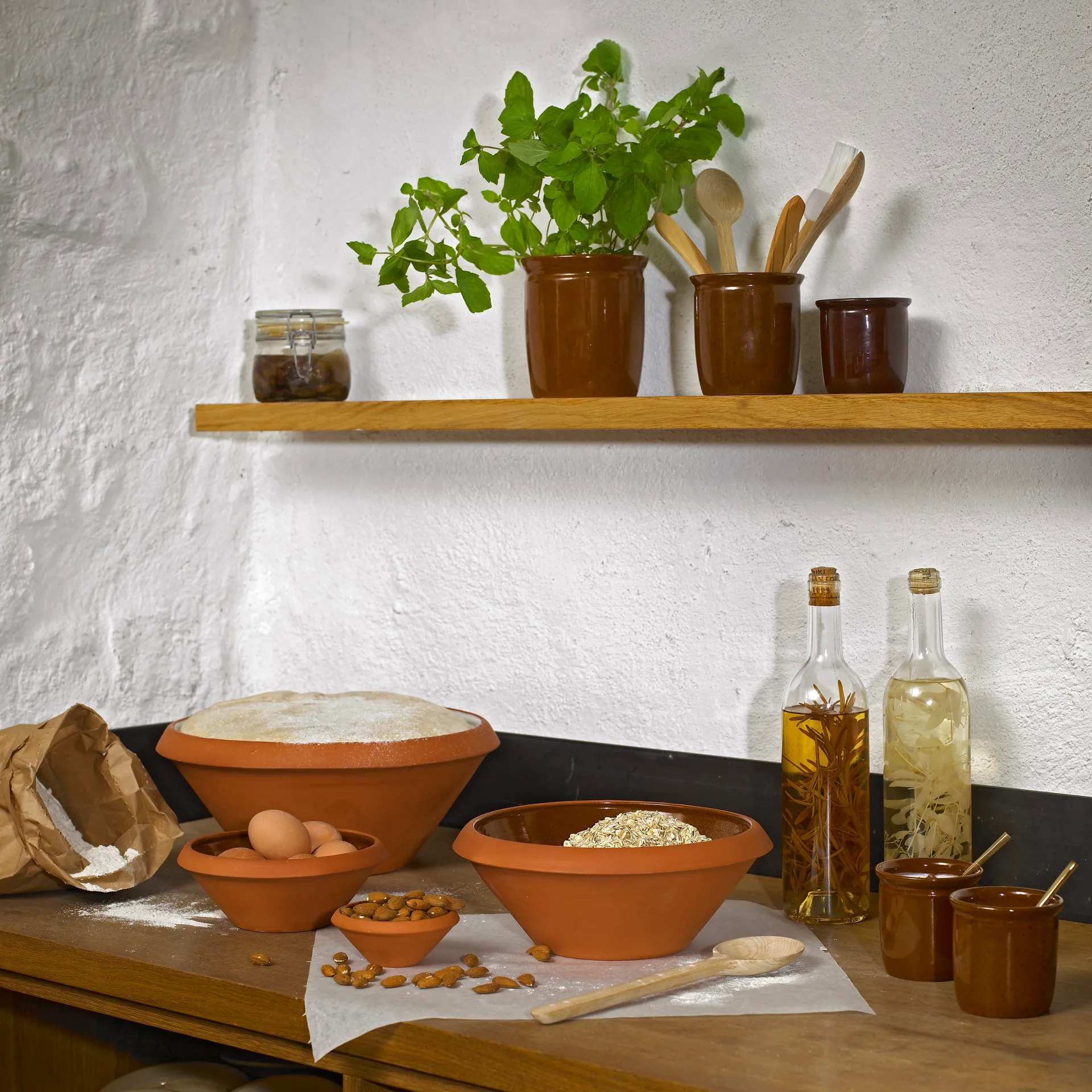 Jarro Pickle jar 1 l, brown Knabstrup Keramik