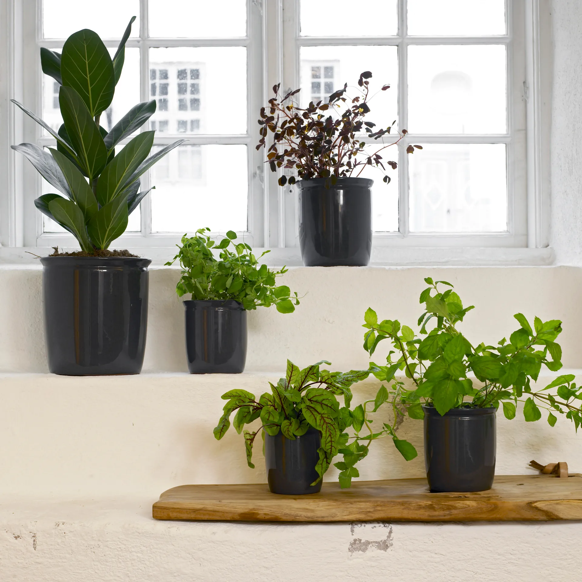 Jarro Pickle jar 4 l, anthracite Knabstrup Keramik