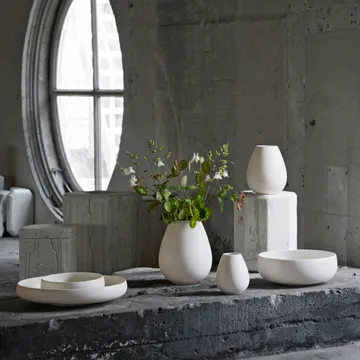 Pires Earth 38 cm - Branco pedra calcário - Knabstrup Keramik