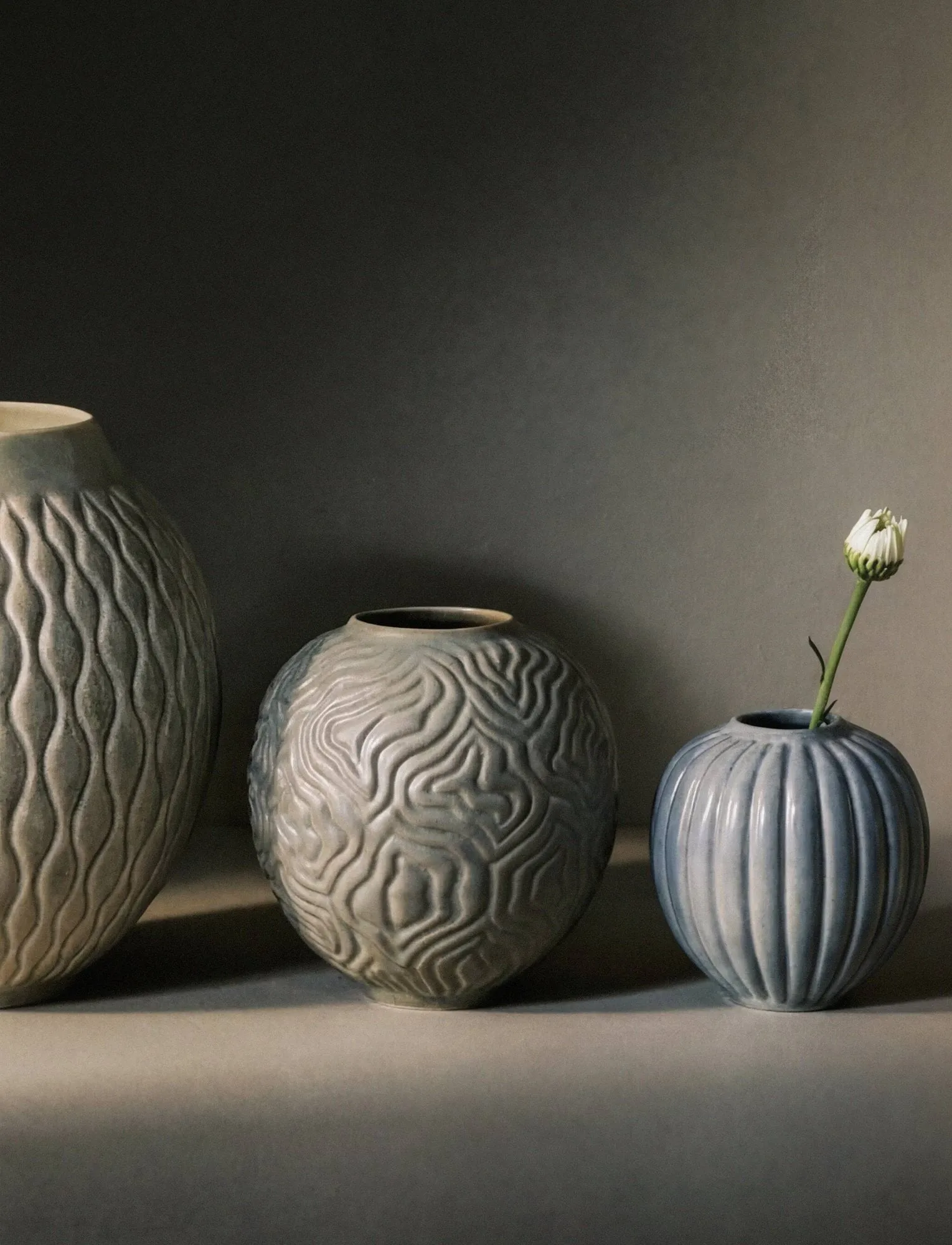 Solum vaso, Mist, 11 cm Knabstrup Keramik