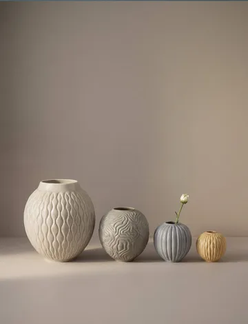 Solum vaso - Ochre, 8,5 cm - Knabstrup Keramik